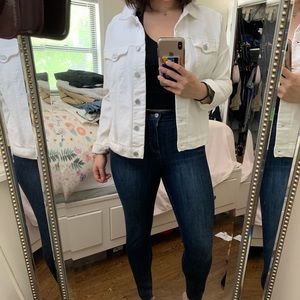 Never Worn White Denim Jacket from Gap